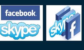 "Facebook" ir "Skype" gali suvienyti jėgas