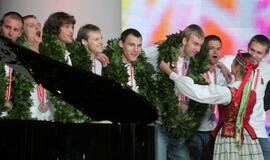 Lietuva pasitiko savo didvyrius - bronzą iškovojusią rinktinę