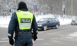 Policija per šventes stiprina patruliavimą