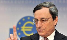 ECB vadovas įspėja, kad euro zonoje ekonomikos būklė gali pablogėti