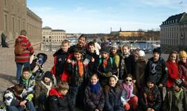 "Šaltinėlio" vaikai laivu keliavo į Stokholmą