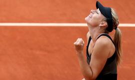 Į "French Open" pusfinalį iškopė Marija Šarapova ir Petra Kvitova