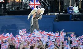 Didžiosios Britanijos karalienės garbei surengto koncerto akimirkos