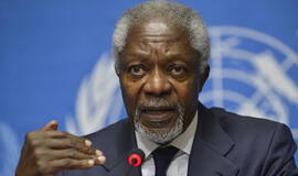 Kofi Ananas pripažino taikos misijos Sirijoje nesėkmę
