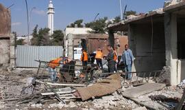 Damaske bomba susprogdinta prie viešbučio, kuriame apsistoję JT misijos stebėtojai