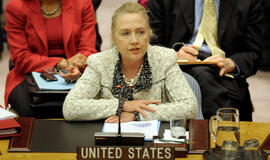H. Klinton siekia JT veiksmų dėl Sirijos