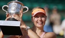 Marija Šarapova antrą kartą laimėjo "French Open"