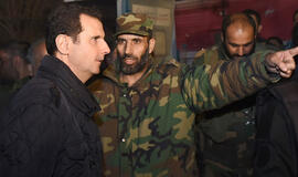 Sirijos prezidentas apsilankė fronte