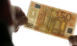 Klaipėdoje vėl aptikta įtartinų euro banknotų