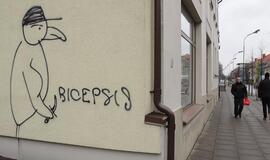 "Menininkai" ir toliau teplioja Klaipėdos pastatų sienas