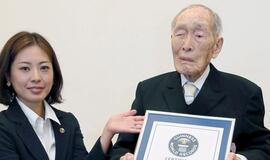 Sulaukęs 112 metų Japonijoje mirė seniausias planetos vyras