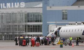 Neblaiviam keleiviui prasitarus apie sprogmenį, buvo evakuotas Vilniaus oro uoste nusileidęs lėktuvas