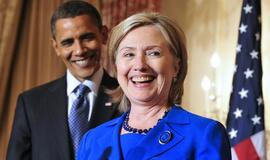 Barakas Obama oficialiai remia demokratų kandidatę Hilari Klinton