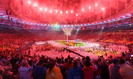 Rio de Žaneiro olimpinės žaidynės baigėsi iškilminga uždarymo ceremonija