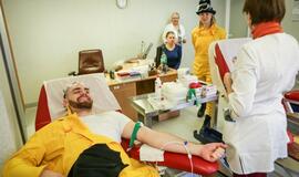 Spektaklių personažai ragino tapti neatlygintinais kraujo donorais