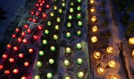Žvakelių uždegimo akcija „Vienybės laiptai“