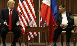 Donaldas Trampas teigia, kad jį su Filipinų prezidentu sieja puikūs santykiai