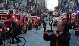 Dėl Niujorko autobusų stotyje nugriaudėjusio sprogimo sulaikytas vienas asmuo