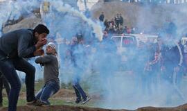 Po susirėmimų su Izraelio pajėgomis Gazos ruože žuvo dar vienas palestinietis