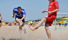 Šeštadienį - šventė paplūdimio futbolo mėgėjams