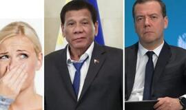 Maskvoje viešinčio Filipinų lyderio R. Duterte netvarkinga išvaizda sulaukė pašaipų