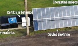 Saulės elektrinė - ir Žemaitijos nacionalinio parko Platelių ežero pusiasalyje