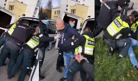 Policija sulaikė ir išvežė kaukės nedėvėjusį plungiškį