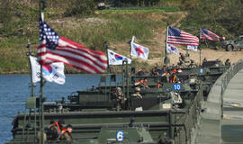 JAV ir Pietų Korėja pradėjo karines pratybas Šiaurės Korėjai atgrasyti