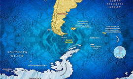 Dreiko sąsiauris - platus vandens koridorius yra tarp pietinio Pietų Amerikos taško, Ugnies žemės, ir Antarktidai priklausančių Pietų Šetlando salų