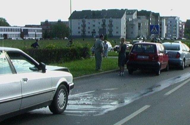 Klaipėdos prokuroras pakliuvo į avariją