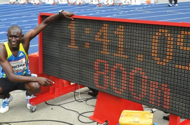 Kenijos bėgikas pagerino pasaulio rekordą