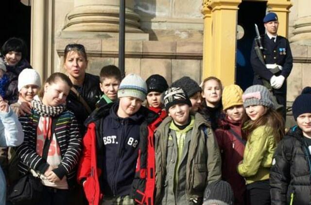 "Šaltinėlio" vaikai laivu keliavo į Stokholmą