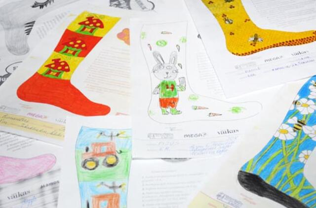 Kojinių fabrikas išmegs Lietuvos vaikų sukurtas kojines