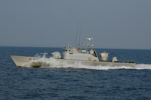Karinės jūrų pajėgos dalyvauja pratybose Baltijos jūroje