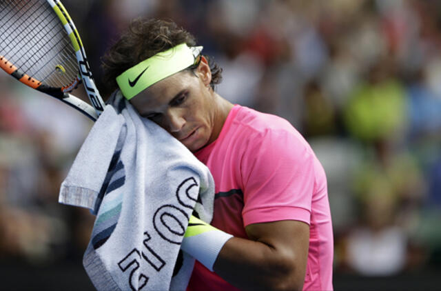 Ispanas Rafaelis Nadalis pralaimėjo "Australian Open" ketvirtfinalyje