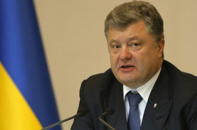 Petro Porošenka pateikė įstatymo projektą dėl autonomijos Rytų Ukrainai