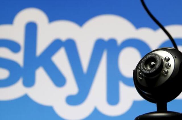 "Skype" darbas sutrikdytas visame pasaulyje