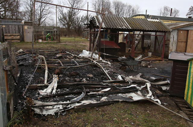 Klaipėdos rajone sudegė gyvūnų prieglauda