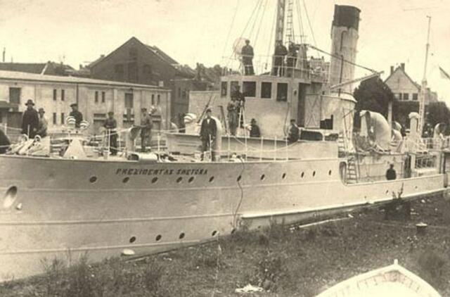 Klaipėdiečiai bandys rasti pirmąjį Lietuvos karo laivą