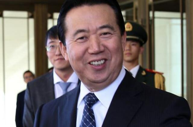 Pirmą kartą Interpolo vadovu išrinktas Kinijos pareigūnas