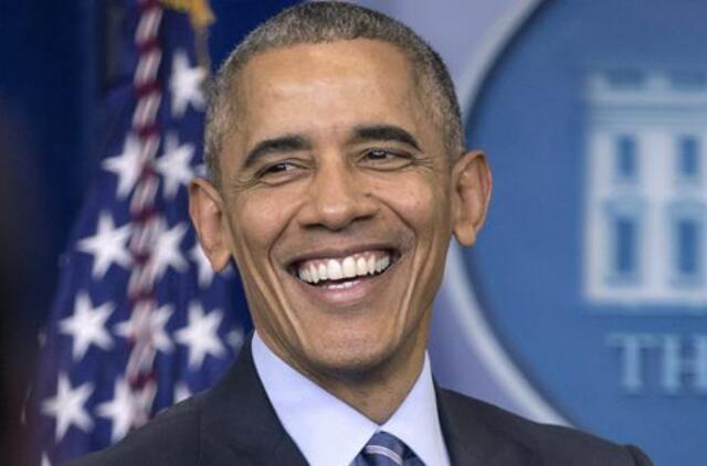  Baltuosiuose rūmuose bus atidengtas B. Obamos portretas