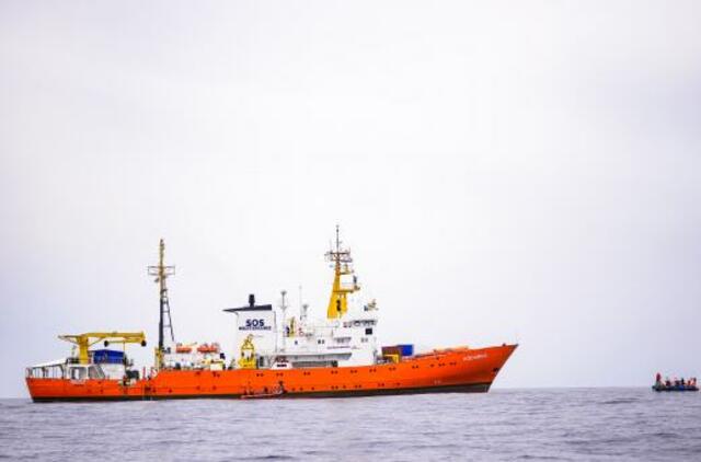Migrantus Viduržemio jūroje gelbstintis laivas „Aquarius“ neteks Panamos registracijos
