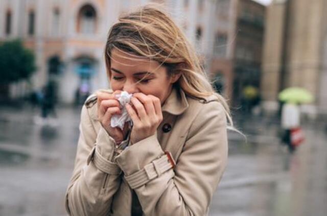 Gripo epidemiją skelbia pirmosios šalies savivaldybės