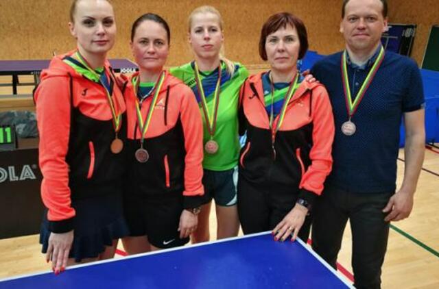 Klaipėdos stalo tenisininkėms - bronza