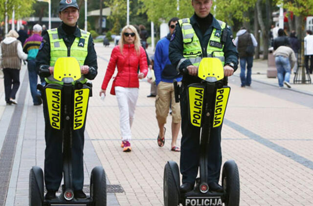 Policijos dviračiams ir riedžiams - tūkstančiai eurų