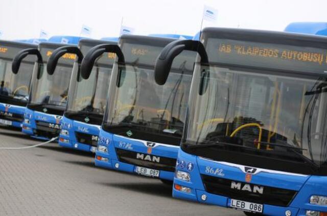 Klaipėdoje - 18 naujų autobusų