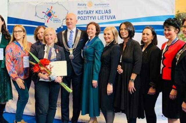 Jolanta Juškevičienė įvertinta už ypatingą indėlį į Rotary veiklą