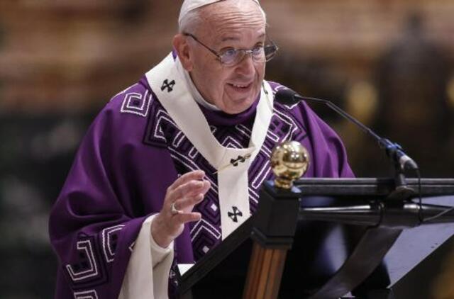 Popiežius Pranciškus: „Taiką reikia kurti nuolatos“
