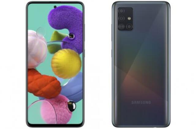 „Samsung“ pristatė du naujus telefonus: „Galaxy A51“ ir „Galaxy A71“
