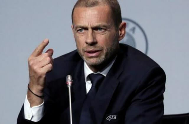 UEFA prezidentas pasakė, kada turi baigtis Čempionų lygos turnyras